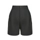 Dark Gray  Solid Vintage Shorts