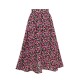 Pre-Sale Black & Pink  Cherry A-Line Skirt