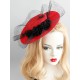 Red  Halloween Lace Spider Hat