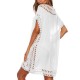 Solid Cut Out Bohemian Cover Up