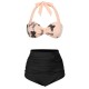 Black  Halter Butterfly Swimsuit