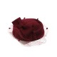  Bow Mesh Wooled Dress Hat